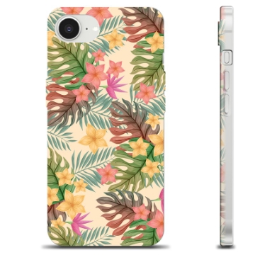iPhone 16e TPU-deksel - Rosa Blomster