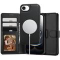 iPhone 16e Tech-Protect 2-i-1 lommeboketui - kompatibel med Magsafe - svart
