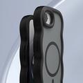 iPhone 16e Bølgekant magnetisk hybrid-deksel - svart