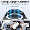 iPhone 17 4-i-1 MagSafe-beskyttelsessett med kortholder - gjennomsiktig / svart