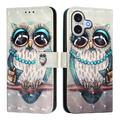 iPhone 17 Wonder Series Lommebok-deksel - Ugle