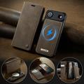 iPhone Air Caseme C49 2-i-1 avtakbar lommebokveske - MagSafe-kompatibel, RFID - Kaffe