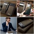 iPhone Air Caseme C49 2-i-1 avtakbar lommebokveske - MagSafe-kompatibel, RFID - Kaffe