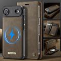 iPhone Air Caseme C49 2-i-1 avtakbar lommebokveske - MagSafe-kompatibel, RFID - Kaffe