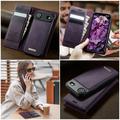 iPhone Air Caseme C49 2-i-1 avtakbar lommebokveske - MagSafe-kompatibel, RFID - Lilla