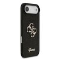 iPhone Air Guess Fixed Glitter 4G Metal Logo Deksel - Svart