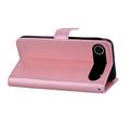 iPhone Air Ugle Rhinestone Lommebok-deksel - Roségull