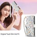 iPhone Air Rombisk blomsterlommebok-etui - fargerike blomster