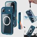 iPhone Air Shellbox M Series IP68 vanntett deksel - dykkerdeksel med MagSafe-kompatibilitet - Blå