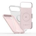 iPhone Air Tech-Protect flytende silikon-deksel - MagSafe-kompatibel - Rosa perle
