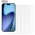 iPhone Air Beskyttelsesglass - 9H - Case Friendly - 5 Stk. - Gjennomsiktig