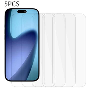 iPhone Air Beskyttelsesglass - 9H - Case Friendly - 5 Stk. - Gjennomsiktig