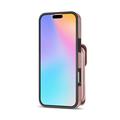 iPhone 17 Alt-i-ett-deksel med lommebok og stropp - Rosegull