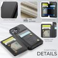 iPhone 17 Caseme C22 etui RFID-kortlommebok - Svart