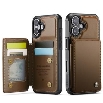 iPhone 17 Caseme C22-etui RFID-kortlommebok - brun