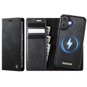 iPhone 17 Caseme C49 2-i-1 avtakbar lommebokveske - MagSafe-kompatibel, RFID - Svart