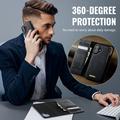 iPhone 17 Caseme C49 2-i-1 avtakbar lommebokveske - MagSafe-kompatibel, RFID - Svart