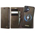 iPhone 17 Caseme C49 2-i-1 avtakbar lommebokveske - MagSafe-kompatibel, RFID