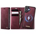 iPhone 17 Caseme C49 2-i-1 avtakbar lommebokveske - MagSafe-kompatibel, RFID