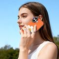 iPhone 17 Dux Ducis Luvy-deksel med fingerring/håndstropp - Oransje / Tusenfryd