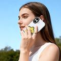 iPhone 17 Dux Ducis Luvy-deksel med fingerring/håndstropp - hvit / stjerne