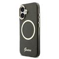 iPhone 17 Guess IML Glitter Script Rem-deksel - MagSafe-kompatibel