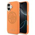 iPhone 17 Guess Perforated 4G Logo-deksel - MagSafe-kompatibelt - Oransje