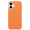 iPhone 17 Guess Perforated 4G Logo-deksel - MagSafe-kompatibelt - Oransje