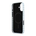 iPhone 17 Karl Lagerfeld Hundetannsfarget harpiksplate-deksel - MagSafe-kompatibelt - blå