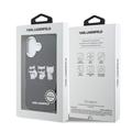 iPhone 17 Karl Lagerfeld IML Choupette Trio Watercolor-deksel - MagSafe-kompatibelt - svart