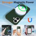 iPhone 17 Liquid Silikondeksel - MagSafe-kompatibel - Mørkegrønn