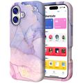 iPhone 17 Luxury Marble Hybrid deksel