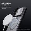 iPhone 17 Nillkin CamShield Pro Magnetic Hybrid-deksel - Gjennomsiktig svart