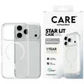 iPhone 17 Pro/18 Pro PanzerGlass Care Star Lit Deksel - MagSafe-kompatibel - Hvit