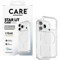 iPhone 17 Pro/18 Pro PanzerGlass Care Star Lit Deksel - MagSafe-kompatibel - Hvit