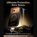 iPhone 17 Pro/18 Pro ESR UltraFit Armorite Pro Beskyttelsesglass - 9H, 0.3mm - svart kant