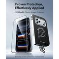 iPhone 17 Pro/18 Pro ESR UltraFit Beskyttelsesglass - 9H, 0.3mm - svart kant