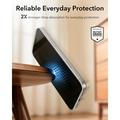 iPhone 17 Pro/18 Pro ESR UltraFit Beskyttelsesglass - 9H, 0.3mm - svart kant