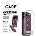 iPhone 17 Pro/18 Pro PanzerGlass Care Kickstand-deksel - MagSafe-kompatibel - Gjennomsiktig