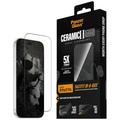 iPhone 17 Pro/18 Pro PanzerGlass Ceramic II med ultrabred passform og FastFit In-A-Box-skjermbeskytter - 9H - svart kant