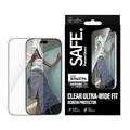 iPhone 17 Pro/18 Pro PanzerGlass Safe Ultra-Wide Fit Beskyttelsesglass - 9H - Svart kant