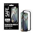 iPhone 17 Pro/18 Pro PanzerGlass Safe Ultra-Wide Fit Beskyttelsesglass - 9H - Svart kant