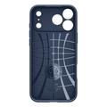 iPhone 17 Pro/18 Pro Spigen Liquid Air TPU-deksel - marineblå