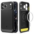 iPhone 17 Pro/18 Pro Spigen Rugged Armor Mag TPU-deksel - Svart