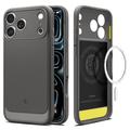 iPhone 17 Pro/18 Pro Spigen Rugged Armor Mag TPU-deksel - Grå