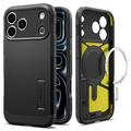 iPhone 17 Pro/18 Pro Spigen Tough Armor T Mag Deksel - Svart
