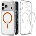 iPhone 17 Pro/18 Pro Spigen Ultra Hybrid MagSafe-deksel - oransje / gjennomsiktig