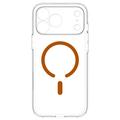 iPhone 17 Pro/18 Pro Spigen Ultra Hybrid MagSafe-deksel - oransje / gjennomsiktig
