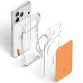 iPhone 17 Pro/18 Pro Spigen Ultra Hybrid T Mag-deksel - blank oransje