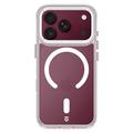 iPhone 17 Pro/18 Pro Tactical MagForce 2.0-deksel - sølv / gjennomsiktig